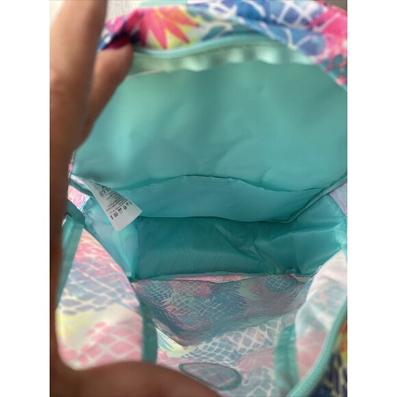 Kids Hurley Printed Pineapple Backpack With Lunchbox 1 side bottle pocket New - Picture 7 of 8